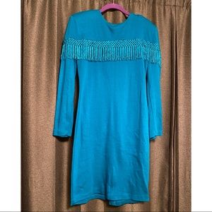 Vintage Hearts Fringe Dress